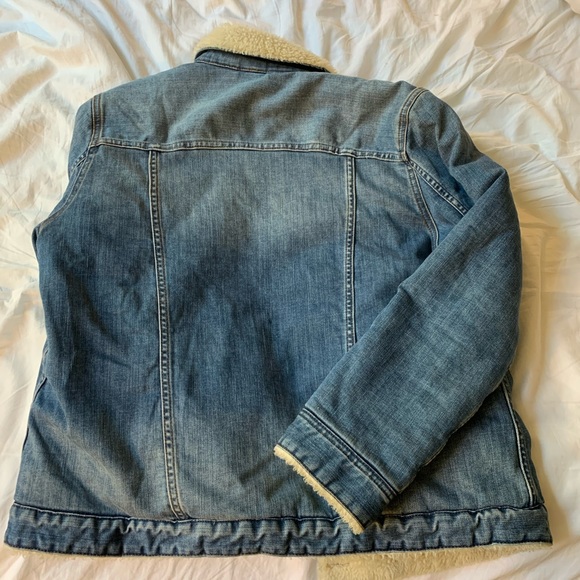 J. crew mercantile sherpa lined jean jacket - Picture 7 of 9